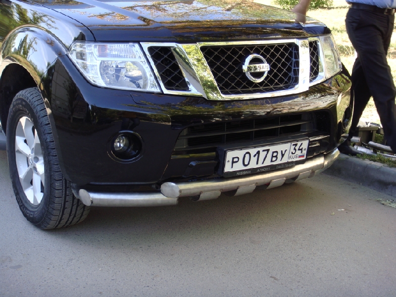 nissan pathfinder защита переднего бампера дуга ua